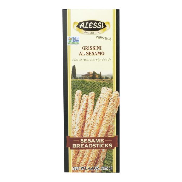 Alessi - Breadsticks - Sesame - Case of 12 - 4.4 oz. - Image 2