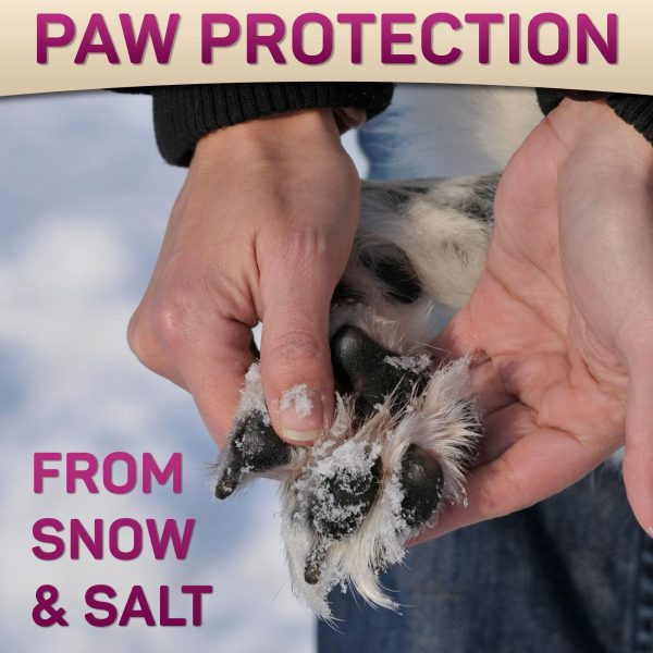 Natural Dog Paw Balm Dog Paw Protection for Hot Pavement Dog Paw Wax for Dry Paws & Nose Canine Paw Moisturizer for Cracked Paws Cream Butter for Cat Dogs Paw Protectors Paw Pad Lotion (2 oz) - Image 2
