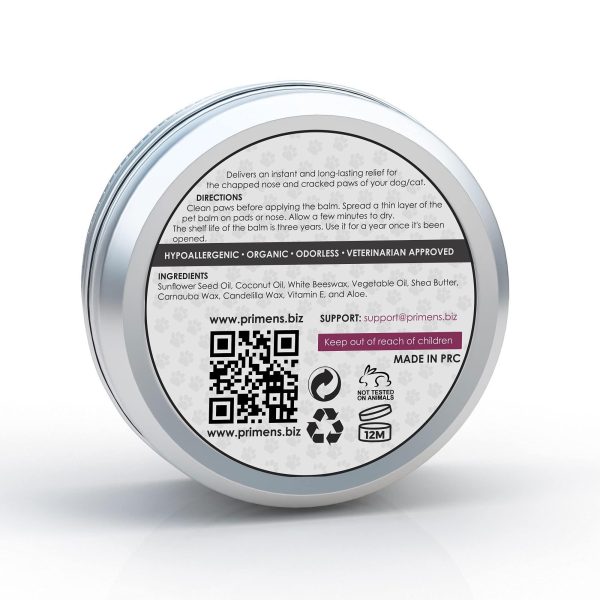 Natural Dog Paw Balm Dog Paw Protection for Hot Pavement Dog Paw Wax for Dry Paws & Nose Canine Paw Moisturizer for Cracked Paws Cream Butter for Cat Dogs Paw Protectors Paw Pad Lotion (2 oz) - Image 7
