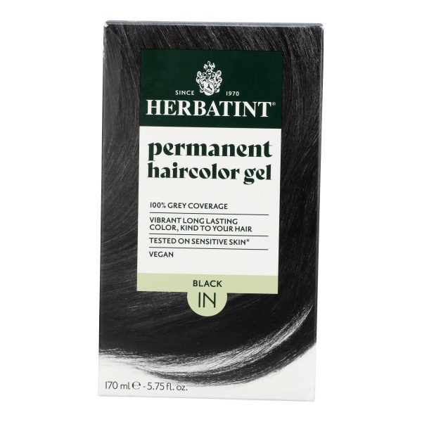Herbatint - Hair Color 1n Black - EA of 1-5.75 FZ