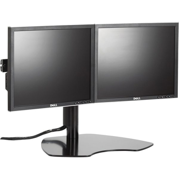 Chief Vertical Dual Display Desk Mount - For Displays 10-30" - Black - Image 2