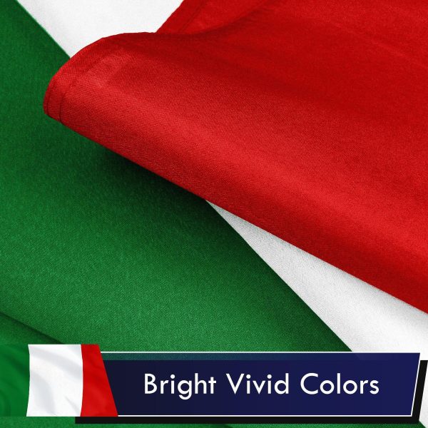 Italy Italian Flag 3x5 Ft 3-Pack Printed Polyester By G128 - Image 3