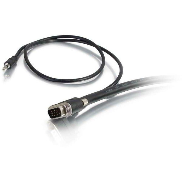 C2G 50ft VGA Video + 3.5mm AUX Stereo Audio Cable - In Wall CMG-Rated - M/M - Image 2
