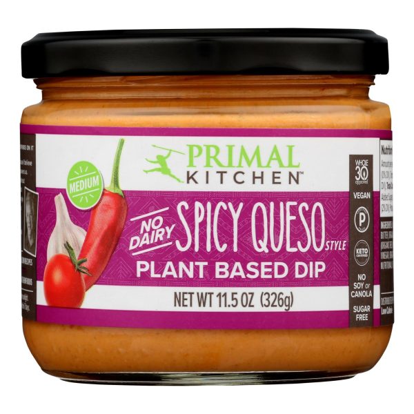 Primal Kitchen - Dip Plant Bsd Queso Spicy - Case of 6-11.5 OZ - Image 3