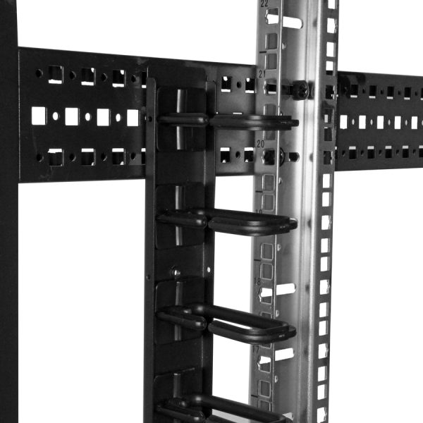 StarTech.com Vertical Cable Organizer with D-Ring Hooks - Vertical Cable Management Panel - 40U - 6 ft. - Image 8