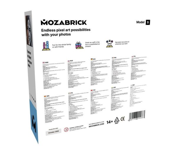 MOZABRICK Photo Construction Set Model S - Transform Any Picture into a Mosaic Wall Art Using Our Constructor and Free App! - Image 4