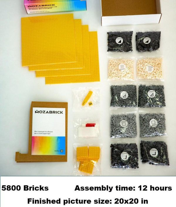 MOZABRICK Photo Construction Set Model S - Transform Any Picture into a Mosaic Wall Art Using Our Constructor and Free App! - Image 18