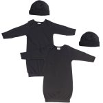 Unisex Newborn Baby 4 Piece Gown Set Nc_0854