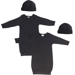 Unisex Newborn Baby 4 Piece Gown Set Nc_0854