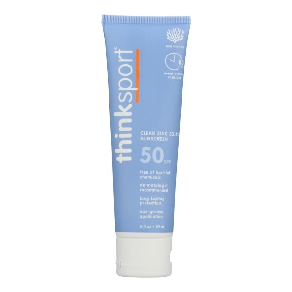 Thinksport - Snscrn Clear Zinc SPF50 - 1 Each -3 FZ - Image 2