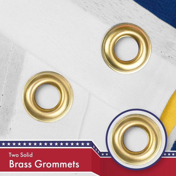 G128 Utah State Flag | 3x5 feet | Printed 150D, Indoor/Outdoor, Vibrant Colors, Brass Grommets, Quality Polyester, Much Thicker More Durable Than 100D 75D Polyester - Image 2