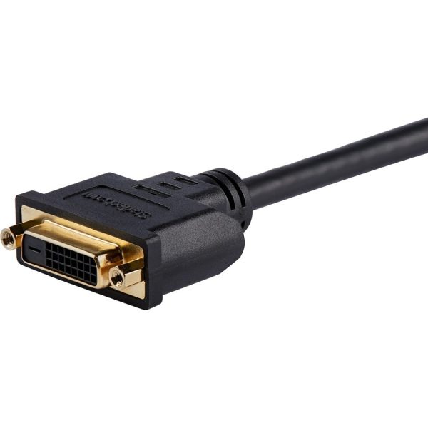 StarTech.com 8in (20cm) HDMI to DVI Adapter, DVI-D to HDMI (1920x1200p), 10 Pack, HDMI Male to DVI-D Female Cable, HDMI to DVI Cord, Black - Image 4