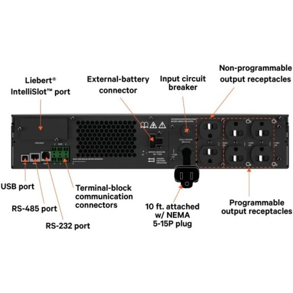 Vertiv Liebert GXT5 1000VA 120V UPS with SNMP/Webcard - Image 3