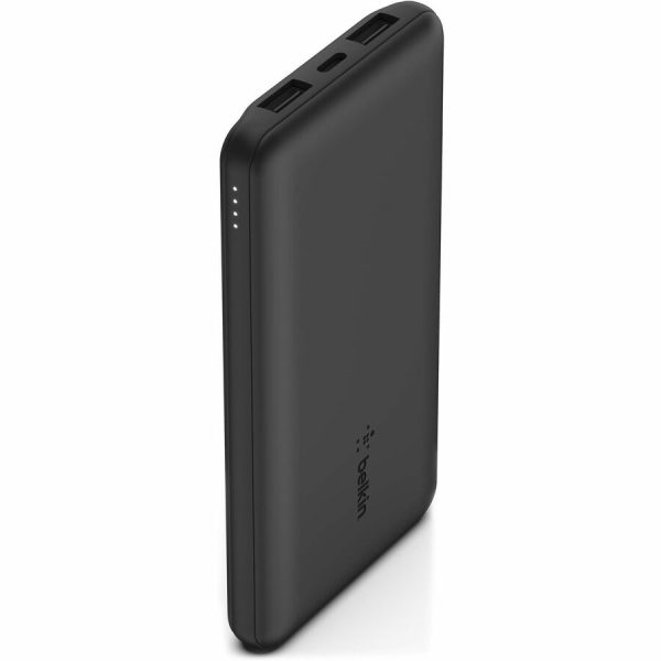 Belkin 15W USB-C 3-Port Power Bank - 10k mAh - 1xUSB-C (15W), 2xUSB-A (10W) - Portable Charger - w/ USB-C Cable - Black - Image 2
