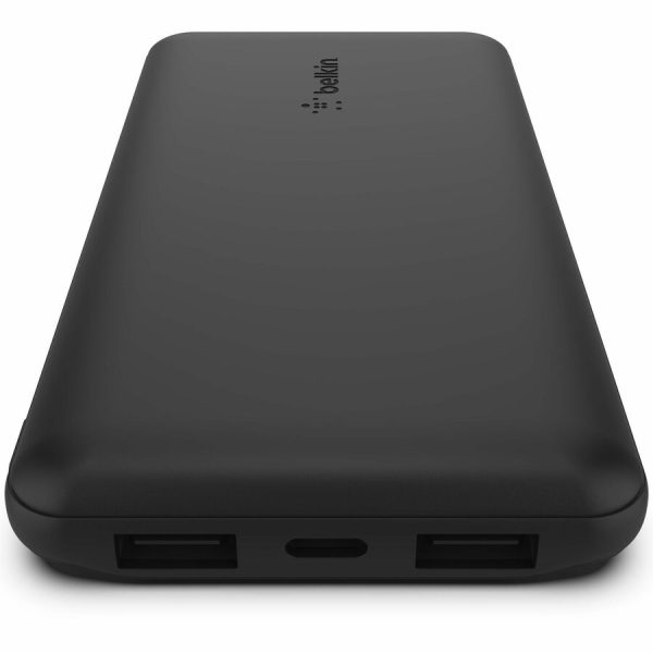 Belkin 15W USB-C 3-Port Power Bank - 10k mAh - 1xUSB-C (15W), 2xUSB-A (10W) - Portable Charger - w/ USB-C Cable - Black - Image 4
