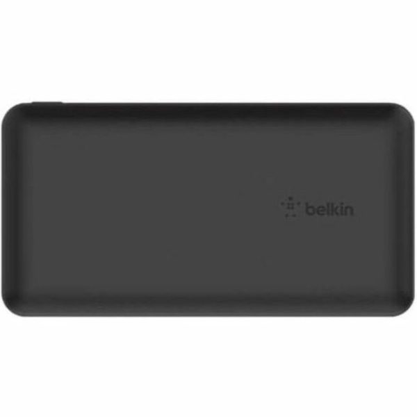Belkin 15W USB-C 3-Port Power Bank - 10k mAh - 1xUSB-C (15W), 2xUSB-A (10W) - Portable Charger - w/ USB-C Cable - Black - Image 6