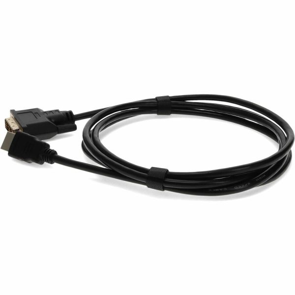 6ft HDMI 1.3 Male to DVI-D Single Link (18+1 pin) Male Black Cable For Resolution Up to 1920x1200 (WUXGA) - Image 2