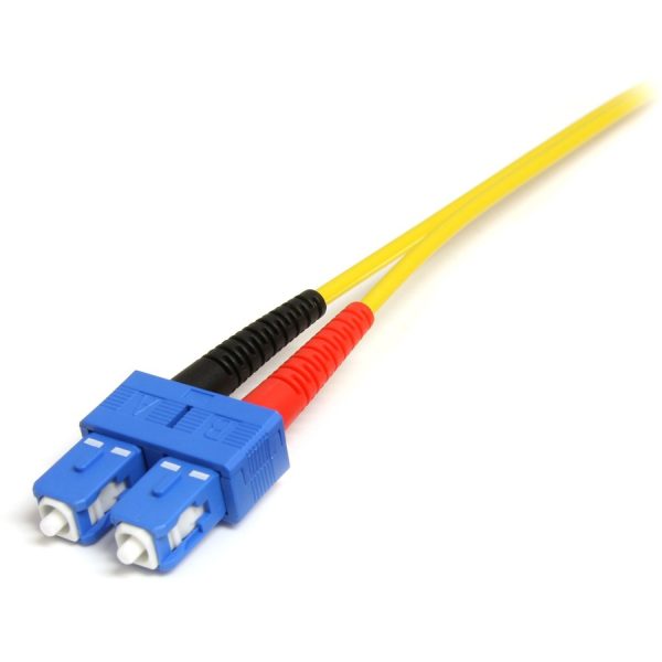 StarTech.com 10m Fiber Optic Cable - Single-Mode Duplex 9/125 LSZH Fiber Jumper Cord - LC/SC - Image 2