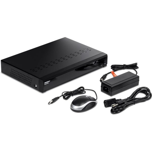 TRENDnet 8-Channel UHD PoE NVR, H.264/H.265 4K (8MP), Up to 12TB Storage (HDD Not Included), Supports one 4K Camera Channel, 8 PoE ports, 80W PoE Power Budget, Rackmount Design, 240fps, TV-NVR1508 - Image 2