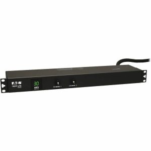 Eaton Tripp Lite Series 2.9kW Single-Phase Local Metered PDU, 120V Outlets (12 5-15/20R), L5-30P, 15 ft. (4.57 m) Cord, 1U Rack-Mount