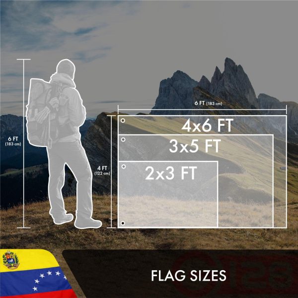 G128 2 Pack: Venezuela 7 Stars Venezuelan Flag | 3x5 Ft | Double ToughWeave Series Double Sided Embroidered 210D Polyester | Country Flag, Embroidered Design, Brass Grommets, Heavy Duty, 2-ply - Image 7