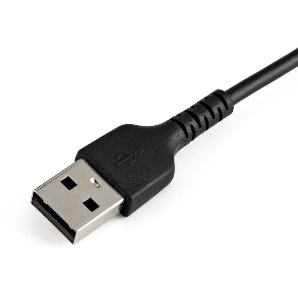 StarTech.com 6 inch/15cm Durable Black USB-A to Lightning Cable, Rugged Heavy Duty Charging/Sync Cable for Apple iPhone/iPad MFi Certified - Image 4