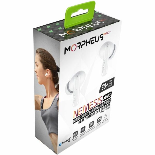Morpheus 360 Nemesis ANC Wireless Noise Cancelling Headphones-Bluetooth 5.4 Earbuds-30H Playtime-TW2750W | - Image 4