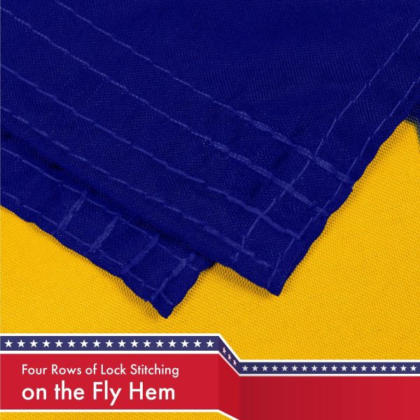 Indiana IN State Flag 3x5 Ft 10-Pack 150D Printed Polyester By G128 - Image 5