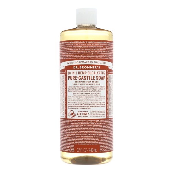 Dr. Bronner's - Castile Liquid Sp Euclyp - 1 Each-32 FZ - Image 2