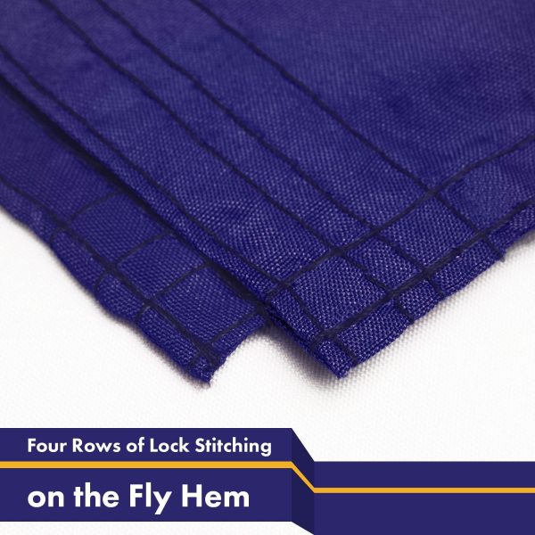 G128 Kentucky KY State Flag | 3x5 Ft | LiteWeave Pro Series Printed 150D Polyester | Indoor/Outdoor, Vibrant Colors, Brass Grommets, Thicker and More Durable Than 100D 75D Polyester - Image 5