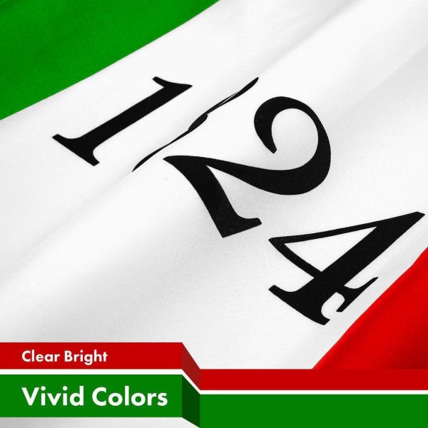 G128 10 Pack: Alamo 1824 Flag | 3x5 Ft | LiteWeave Pro Series Printed 150D Polyester | Historical Flag, Indoor/Outdoor, Vibrant Colors, Brass Grommets, Thicker and More Durable Than 100D 75D Polyester - Image 3
