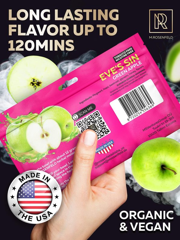 Hookah Flavor Watermelon Mint Herbal   Hookah Shisha Tobacco Free Molasses  Hookah Tobacco & Nicotine Free with Real Organic Shisha Hookah Flavors 100 Gram   3.5 ounce Watermelon Ice Hookah Molasses - Image 7