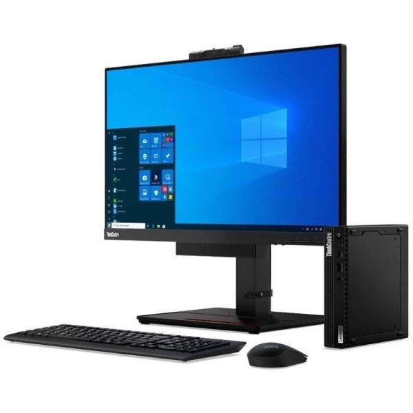 Lenovo ThinkCentre M75q Gen 2 11JN002RUS Desktop Computer - AMD Ryzen 7 PRO 5750GE - 16 GB - 512 GB SSD - Tiny - Black - Image 3