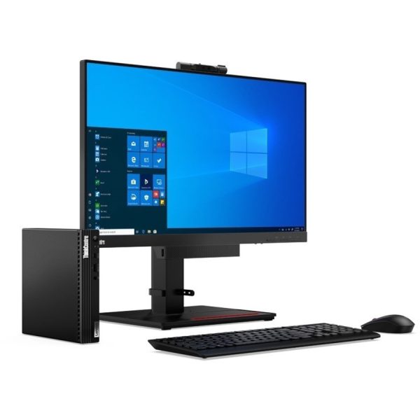 Lenovo ThinkCentre M75q Gen 2 11JN002RUS Desktop Computer - AMD Ryzen 7 PRO 5750GE - 16 GB - 512 GB SSD - Tiny - Black - Image 4