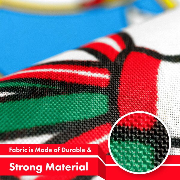 Peru Peruvian Flag 3x5 Ft 2-Pack 150D Printed Polyester By G128 - Image 4