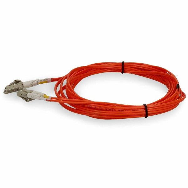 AddOn 7m LC (Male) to LC (Male) Orange OM1 Duplex Fiber OFNR (Riser-Rated) Patch Cable - Image 2