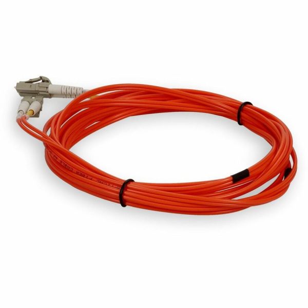 AddOn 7m LC (Male) to LC (Male) Orange OM1 Duplex Fiber OFNR (Riser-Rated) Patch Cable - Image 3
