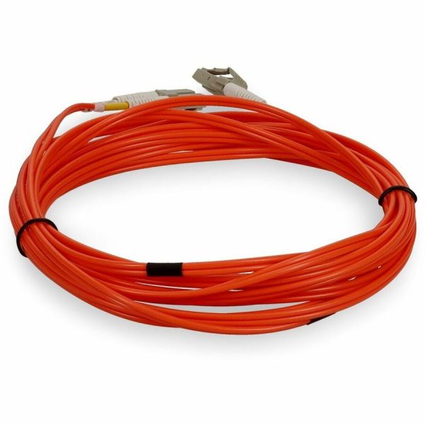 AddOn 7m LC (Male) to LC (Male) Orange OM1 Duplex Fiber OFNR (Riser-Rated) Patch Cable - Image 4