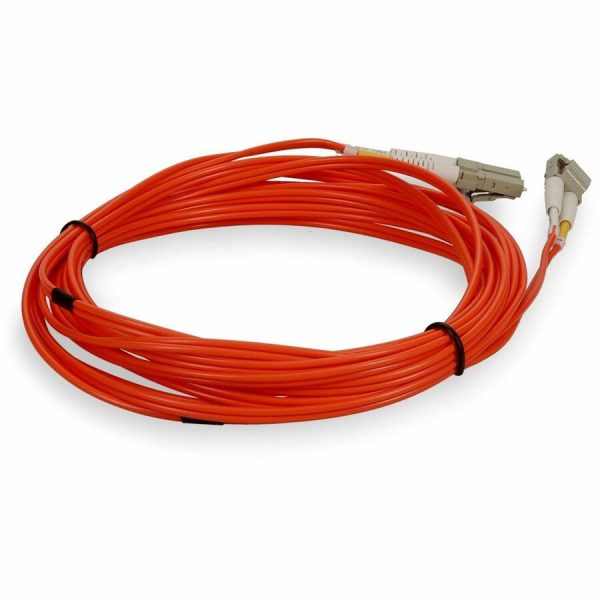 AddOn 7m LC (Male) to LC (Male) Orange OM1 Duplex Fiber OFNR (Riser-Rated) Patch Cable - Image 5