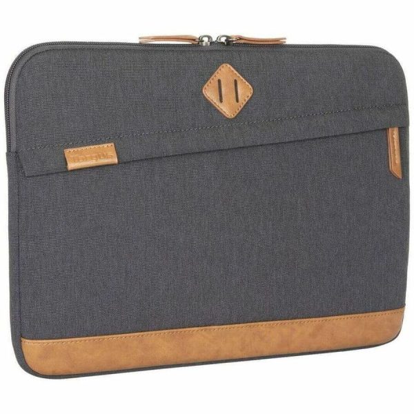 Targus Strata III TBS93004GL Carrying Case (Sleeve) for 14" Notebook - Gray, Brown - Image 6