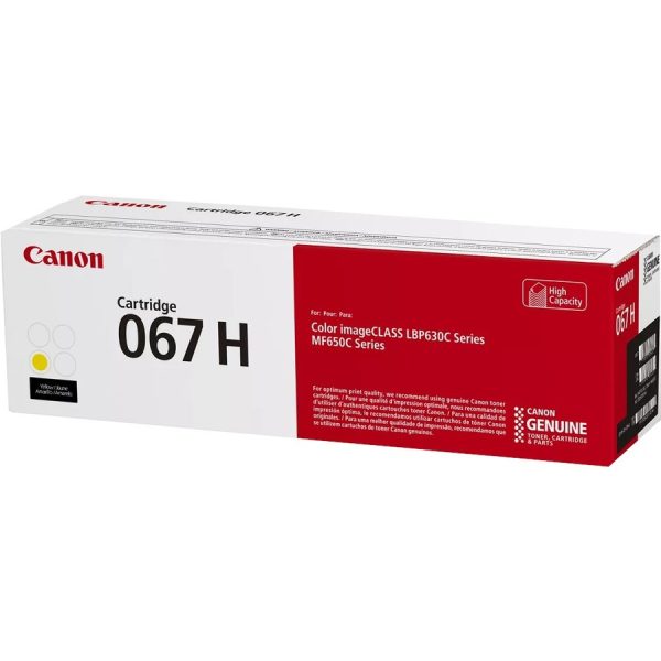 Canon 067 Original High Yield Laser Toner Cartridge - Yellow - 1 Each - Image 6