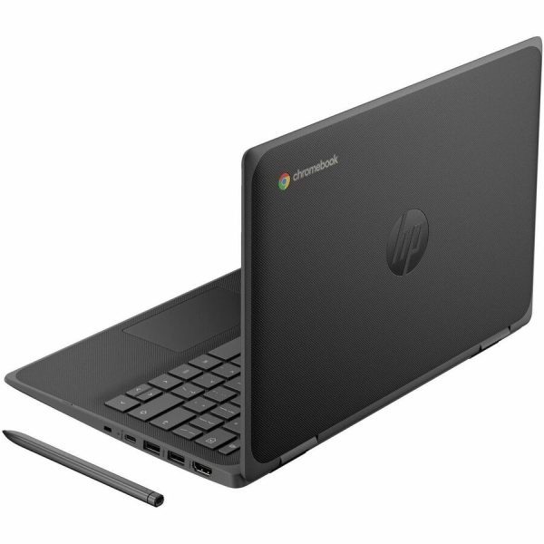 HP Fortis G5 11.6" Touchscreen Convertible 2 in 1 Chromebook - HD - Intel N-Series N100 - 8 GB - 64 GB Flash Memory - English Keyboard - Jack Black - Image 6