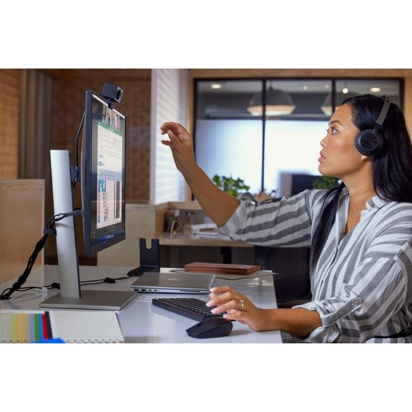 HP E27u G5 27" Class WQHD LCD Monitor - 16:9 - Black, Silver - Image 2