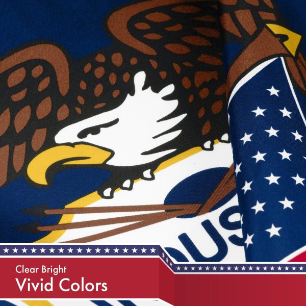 Utah UT State Flag 3x5 Ft 3-Pack 150D Printed Polyester By G128 - Image 3