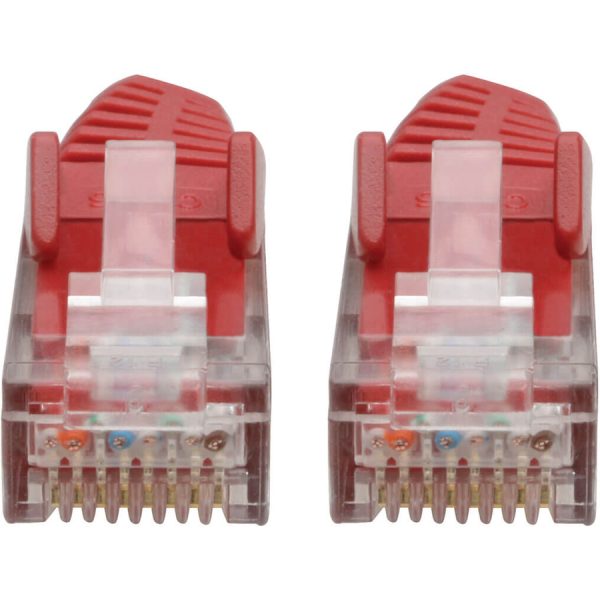 Eaton Tripp Lite Series Cat6 Gigabit Snagless Molded (UTP) Ethernet Cable (RJ45 M/M), PoE, Red, 4 ft. (1.22 m) - Image 3