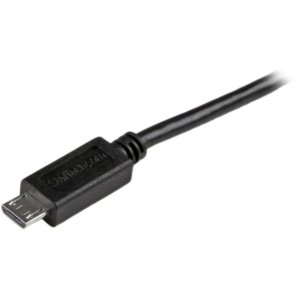 StarTech.com 6 ft Mobile Charge Sync USB to Slim Micro USB Cable for Smartphones and Tablets - A to Micro B M/M - Image 3