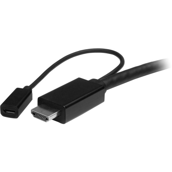 StarTech.com USB-C HDMI Cable Adapter - 6 ft / 2m - 4K - Thunderbolt Compatible - HDMI / USB C / Mini DisplayPort to HDMI Cable - Image 4