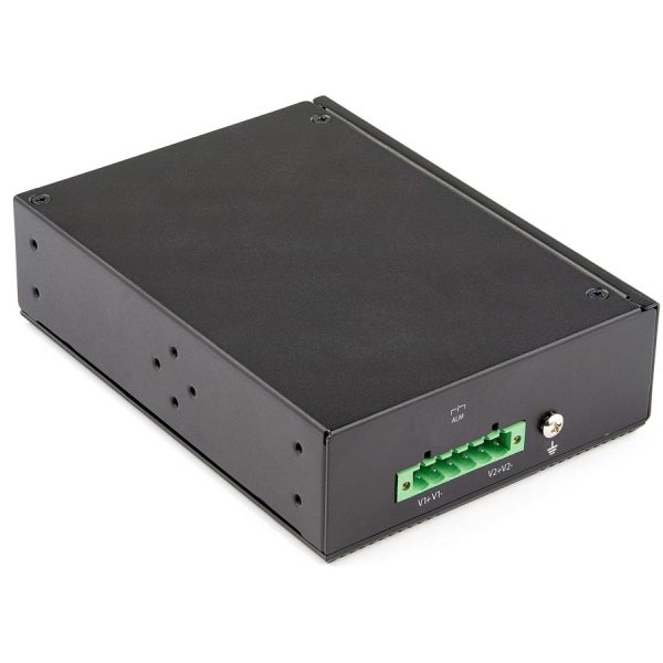 StarTech.com Industrial 8 Port Gigabit PoE Switch 30W - Power Over Ethernet Switch - GbE POE+ Network Switch - Unmanaged - IP-30 - Image 2