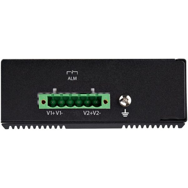 StarTech.com Industrial 8 Port Gigabit PoE Switch 30W - Power Over Ethernet Switch - GbE POE+ Network Switch - Unmanaged - IP-30 - Image 4