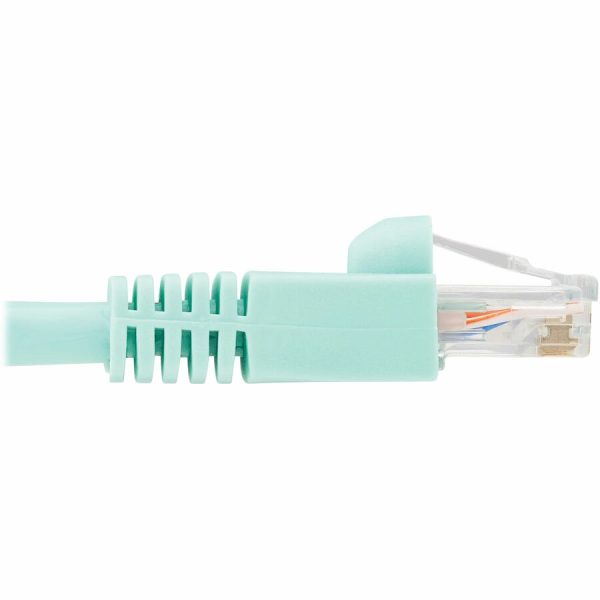 Eaton Tripp Lite Series Cat6a 10G Snagless UTP Ethernet Cable (RJ45 M/M), Aqua, 3 ft. (0.91 m) - Image 4